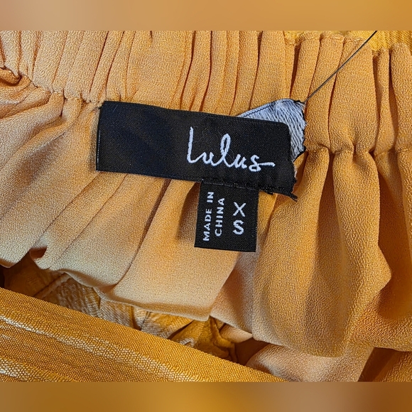 Lulus Island Vacay Marigold Yellow Cutout Tie-Back Halter Maxi Dress, Size XS - Picture 8 of 10